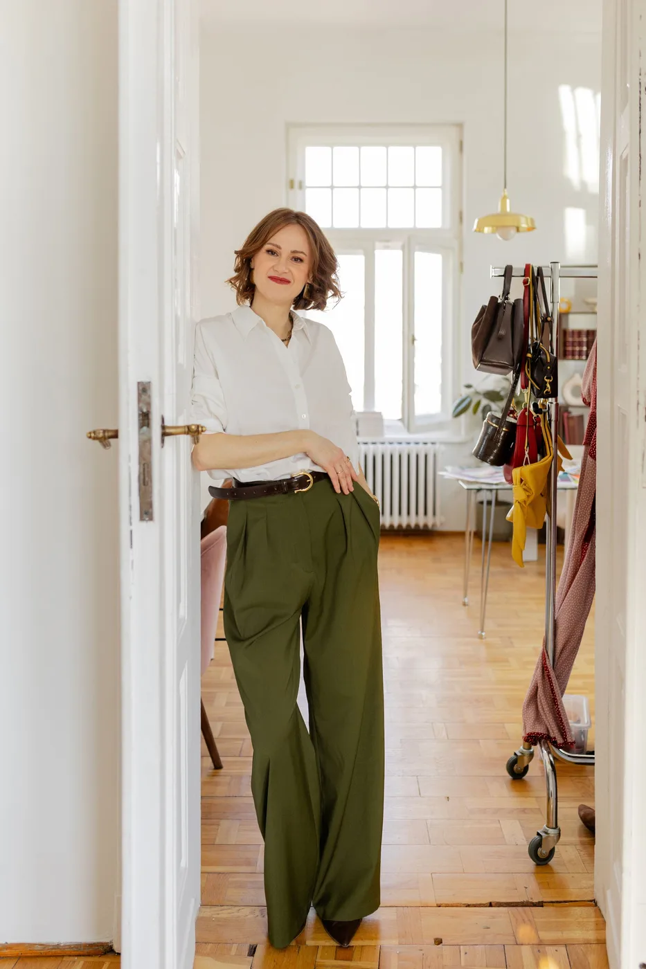 Paulina Smoleńska Osobista Stylistka - w trakcie spotkania z klientką